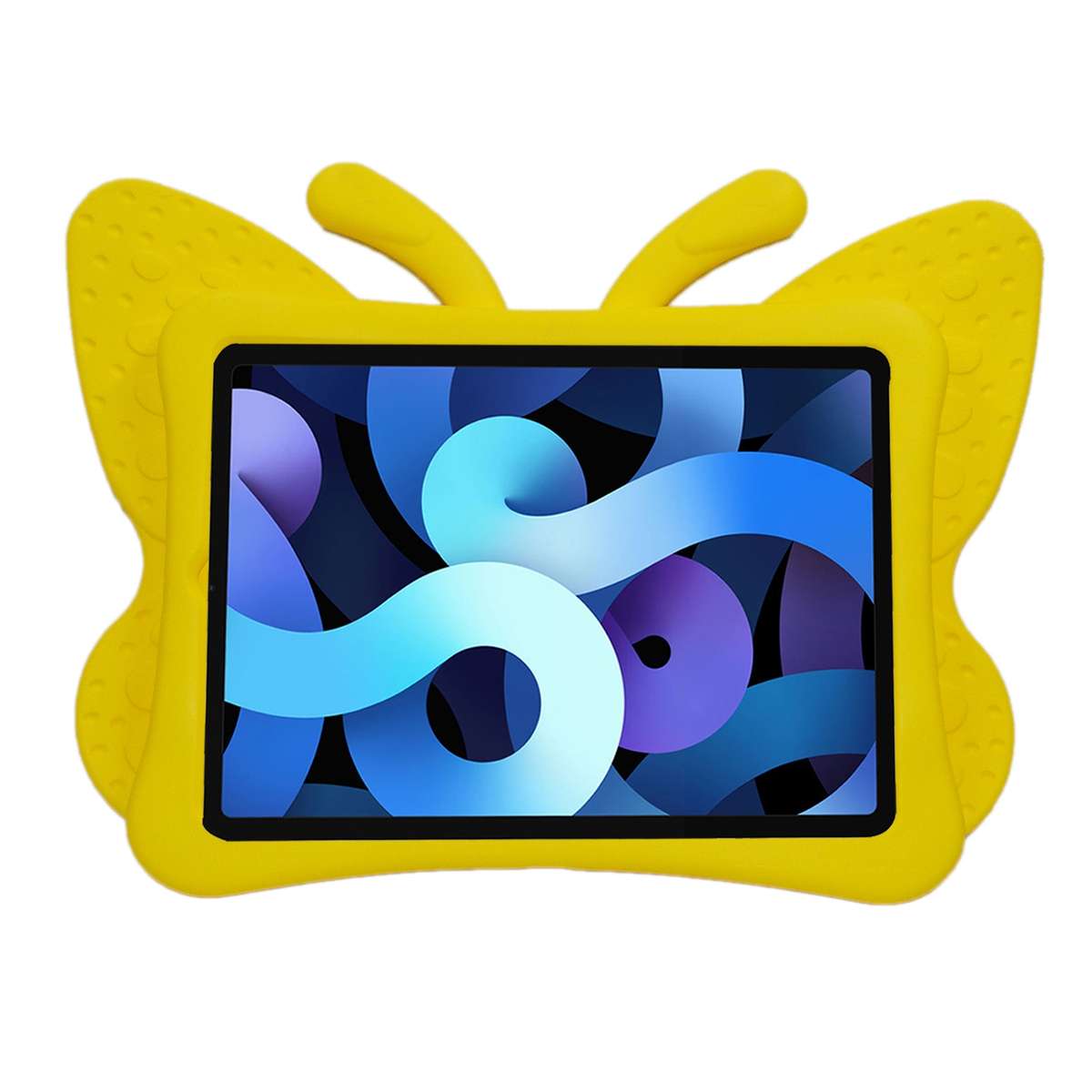 For iPad Pro 11 2025 / 2024 Butterfly Bracket Kids EVA Shockproof Tablet Case(Yellow)