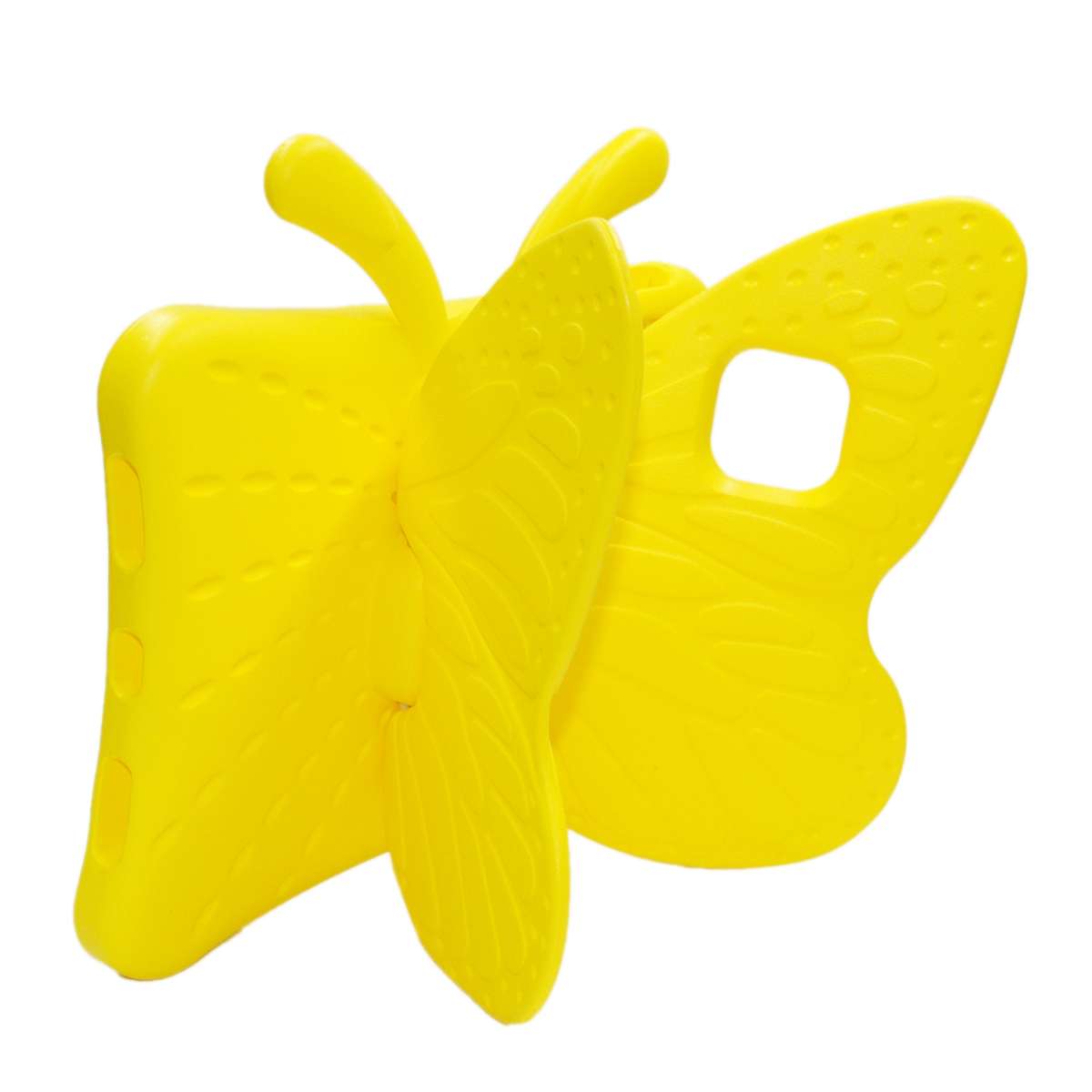 For iPad Pro 11 2025 / 2024 Butterfly Bracket Kids EVA Shockproof Tablet Case(Yellow)