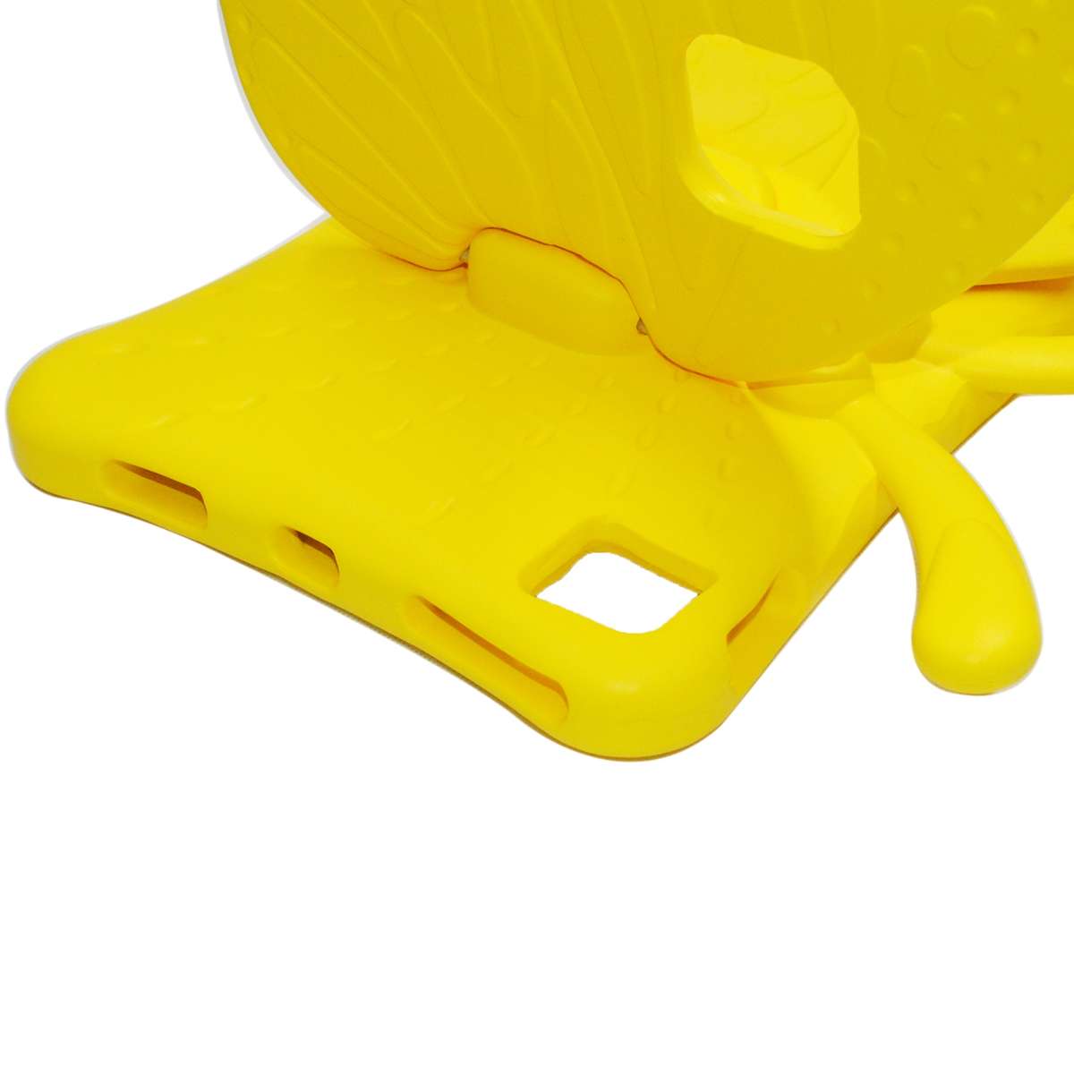 For iPad Pro 11 2025 / 2024 Butterfly Bracket Kids EVA Shockproof Tablet Case(Yellow)
