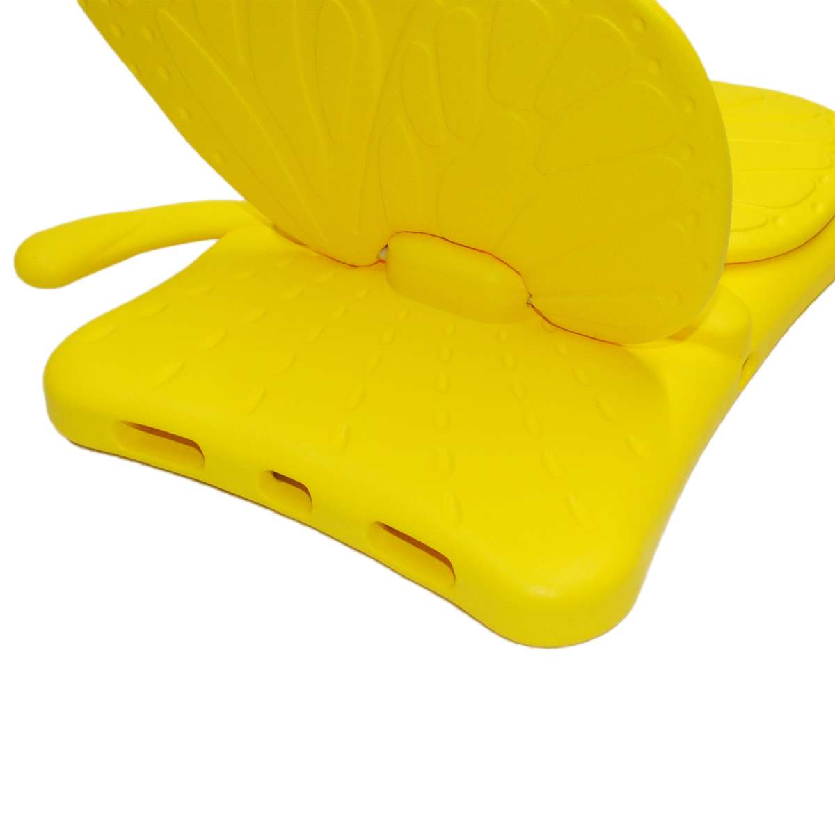 For iPad Pro 11 2025 / 2024 Butterfly Bracket Kids EVA Shockproof Tablet Case(Yellow)