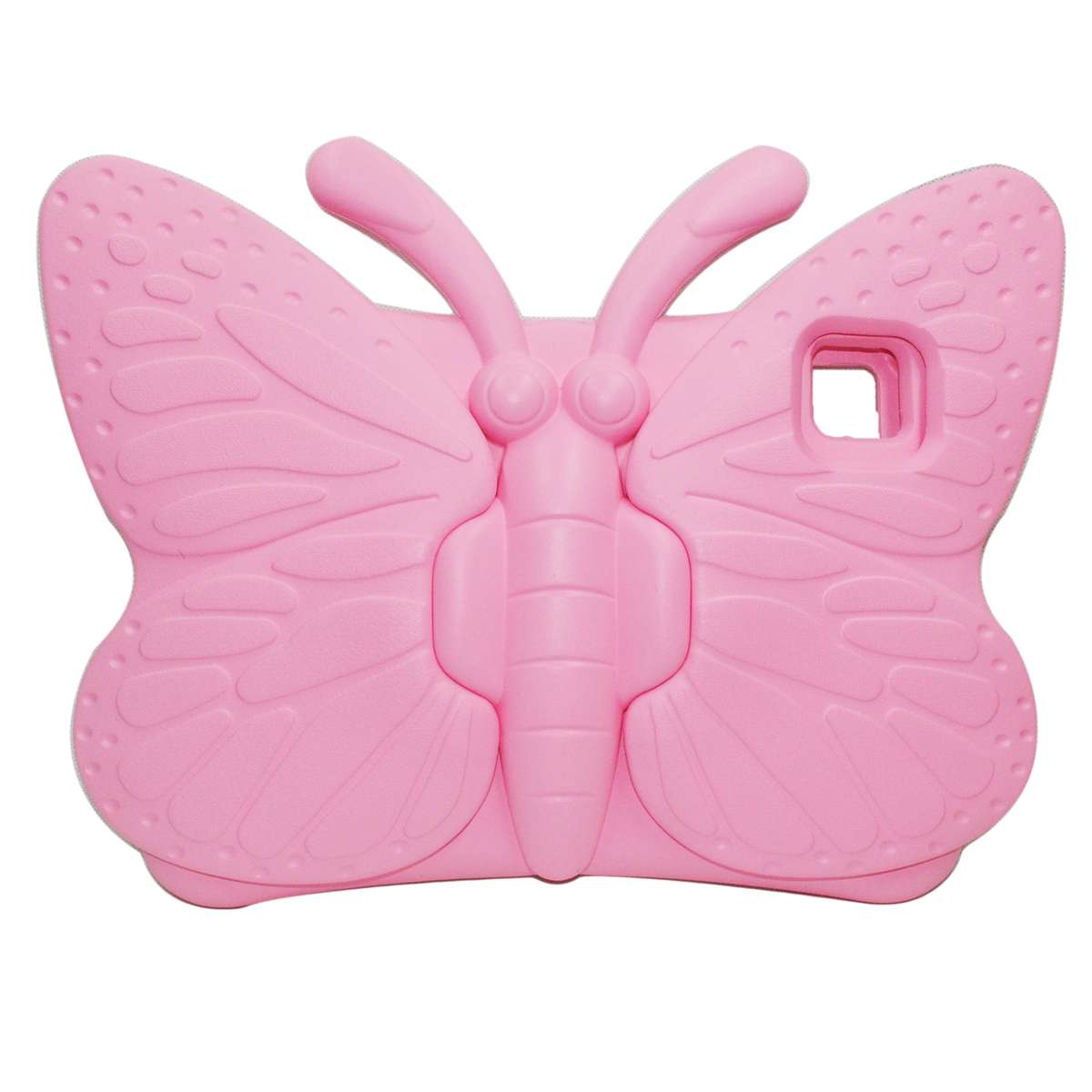 For iPad Pro 11 2025 / 2024 Butterfly Bracket Kids EVA Shockproof Tablet Case(Pink)
