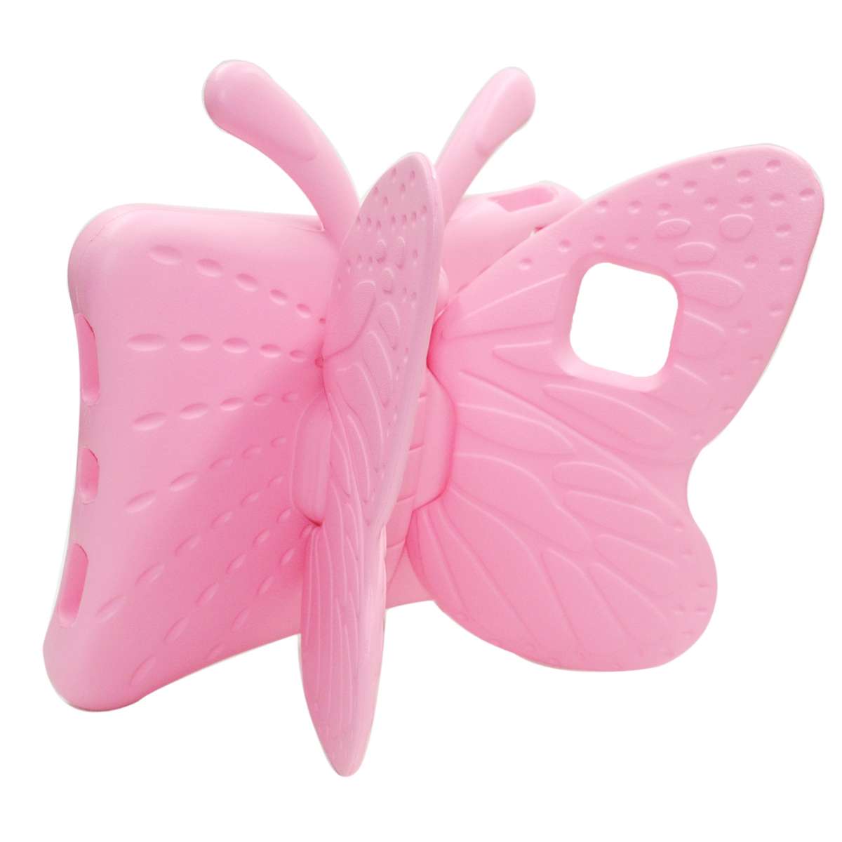 For iPad Pro 11 2025 / 2024 Butterfly Bracket Kids EVA Shockproof Tablet Case(Pink)