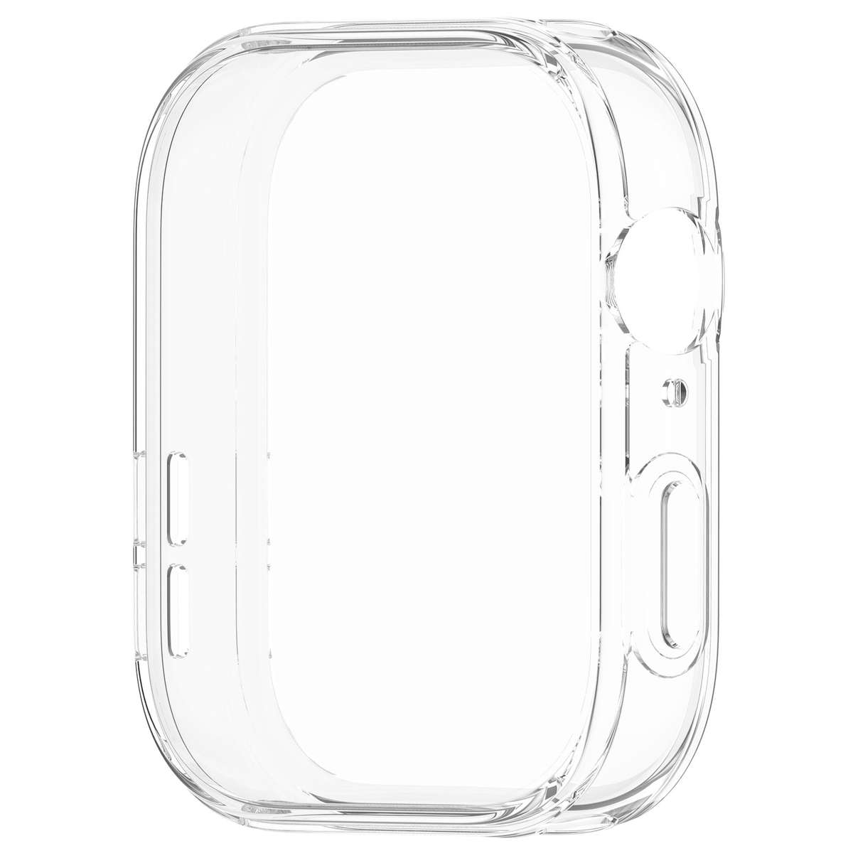 For Huawei Watch Fit 3 Full Coverage TPU Electroplated Watch Protective Case(Transparent)