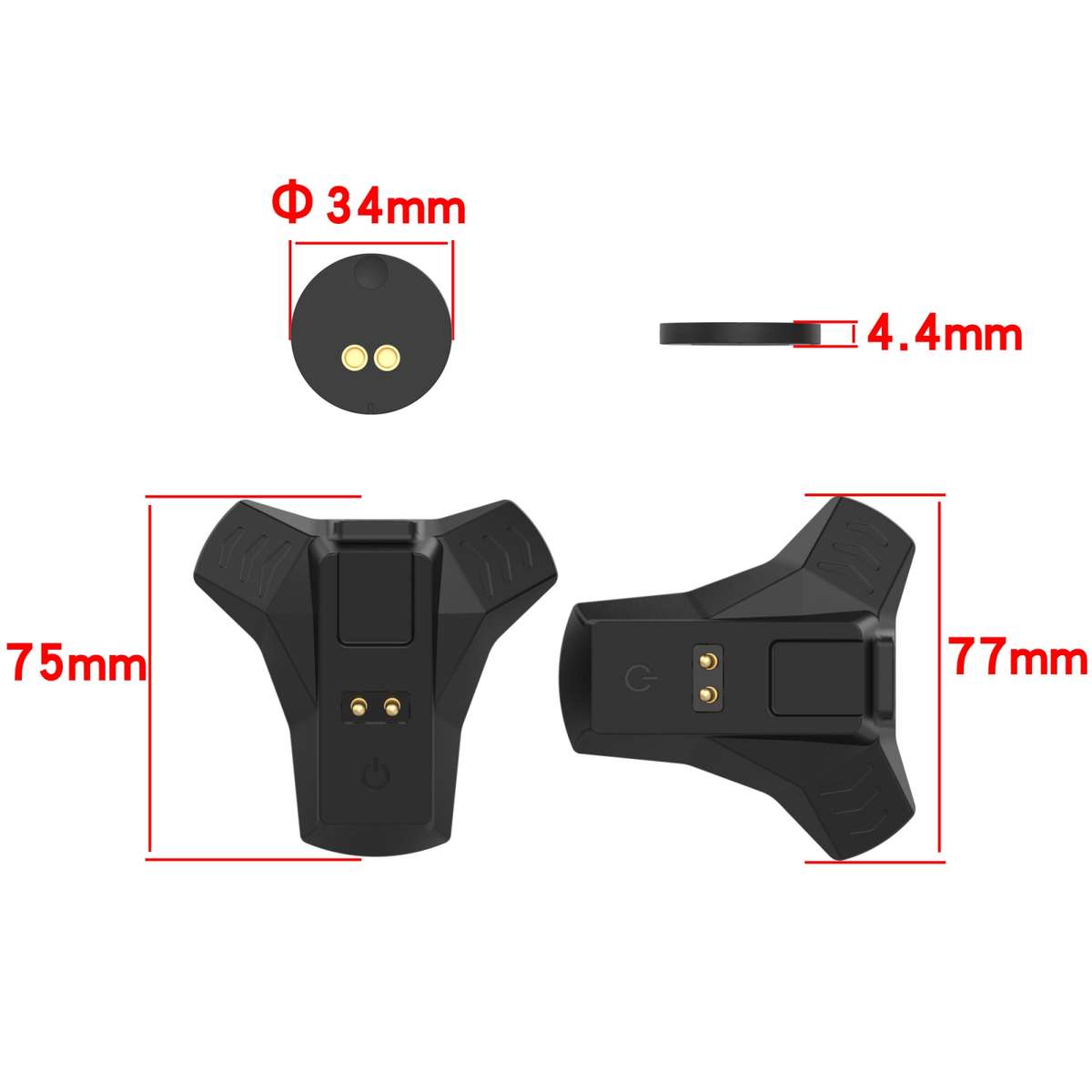 For Razer Mice DeathA Wireless Mouse Charger Base(Black)