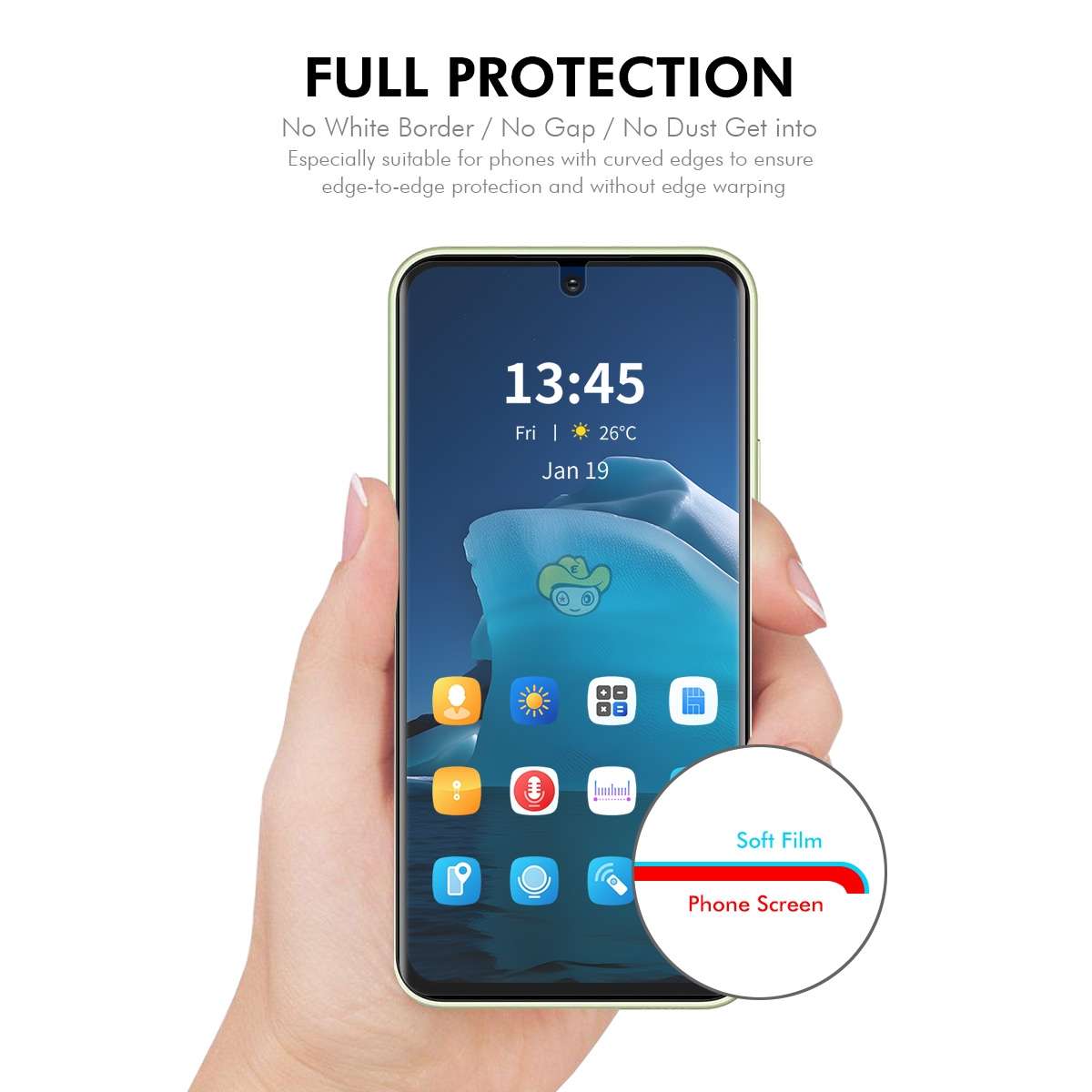 For OPPO K12 2pcs ENKAY Hat-Prince Full Glue Coverage Soft Explosion-proof Hydrogel Film