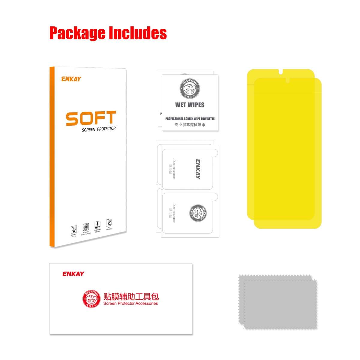 For OPPO Reno11 F / F25 Pro 2pcs ENKAY Hat-Prince Full Glue Coverage Soft Explosion-proof Hydrogel