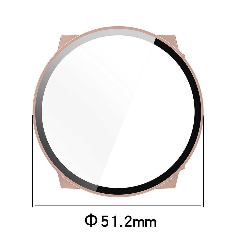 For Suunto Race PC + Tempered Glass Film Integrated Watch Protective Case(Black)