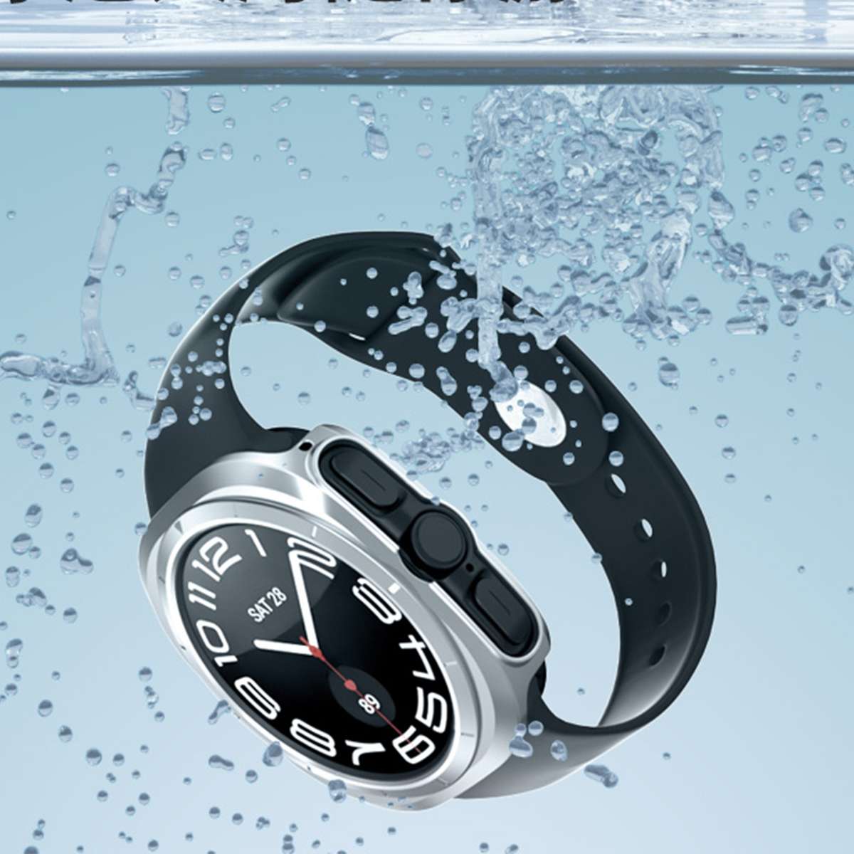 For Samsung Galaxy Watch Ultra 47mm / Ultra 2025 Hollowed PC Watch Protective Case(White)