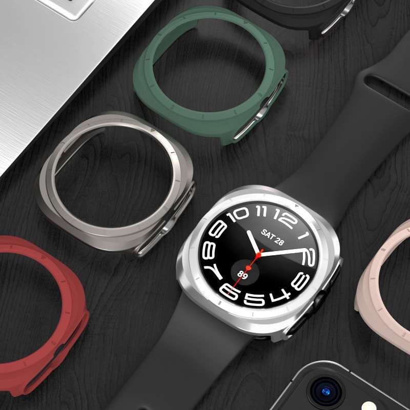 For Samsung Galaxy Watch Ultra 47mm / Ultra 2025 Hollowed PC Watch Protective Case(White)