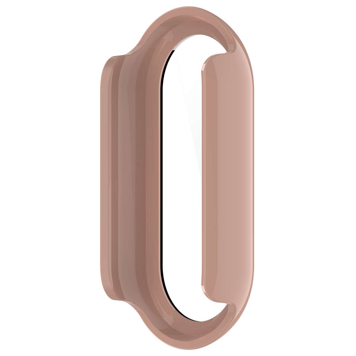 For Xiaomi Smart Band 9 NFC PC + Tempered Film Integrated Smooth Surface Watch P ... (Sakura Pink)