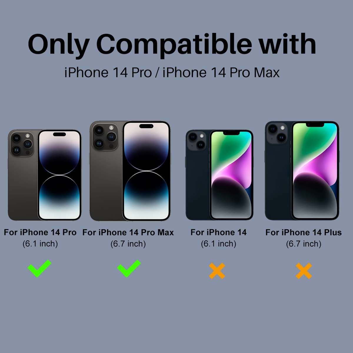 For iPhone 14 Pro / 14 Pro Max NORTHJO Camera Lens Protector 3D Night Shot Tempered Gl ... (Black)
