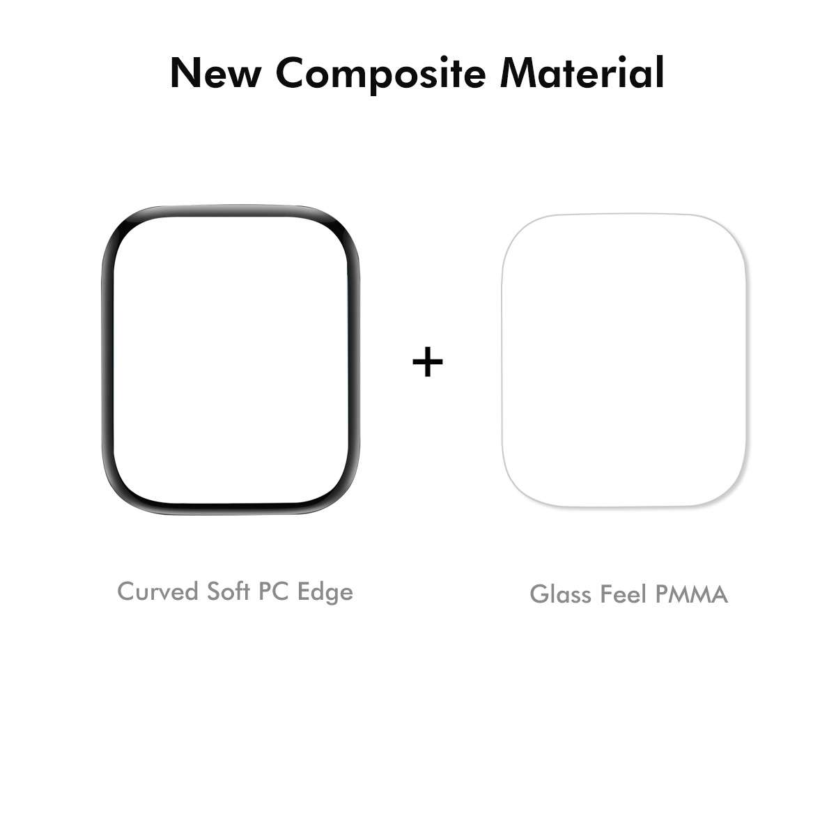 For Apple Watch Series 11 / 10 42mm 2pcs ENKAY 3D Full Coverage Soft PC Edge PMMA HD Screen Film