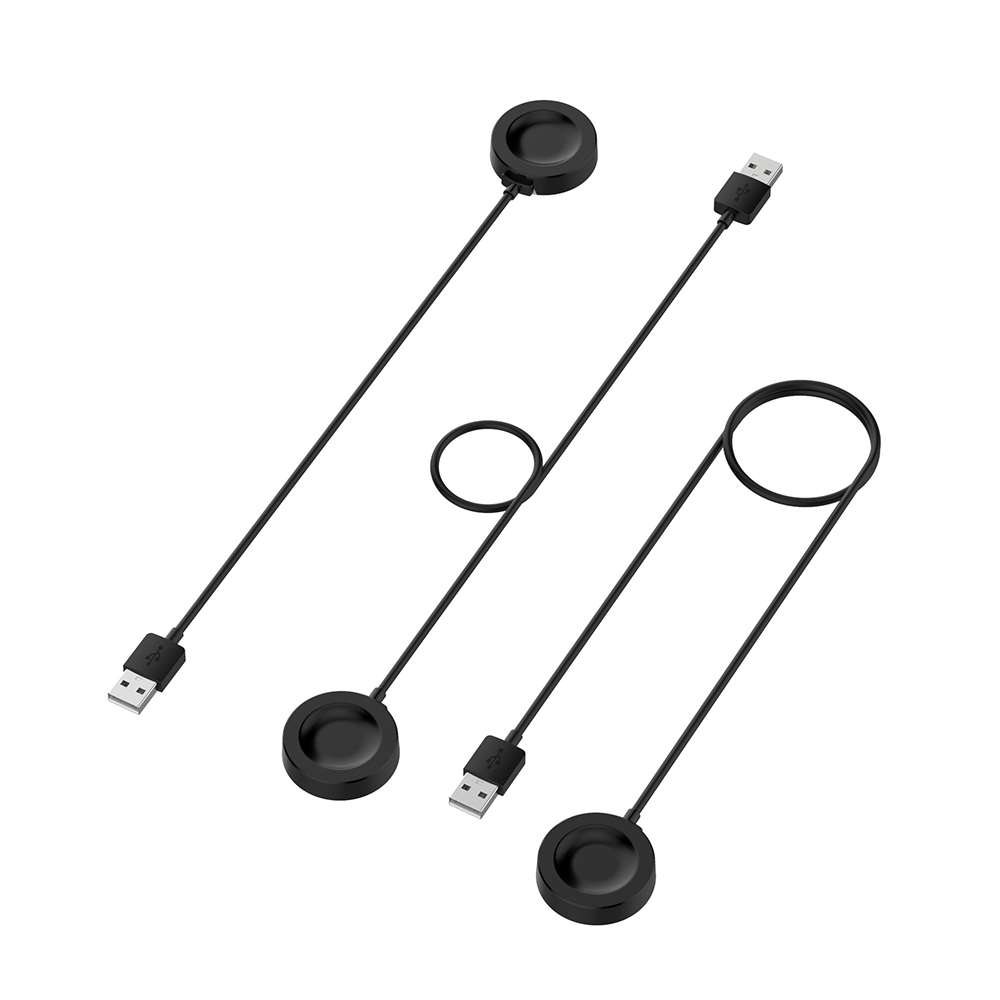 For Huawei Watch GT5 Pro 46mm USB Interface Integrated Smart Watch Charging Cable, Length: 1m(Black)