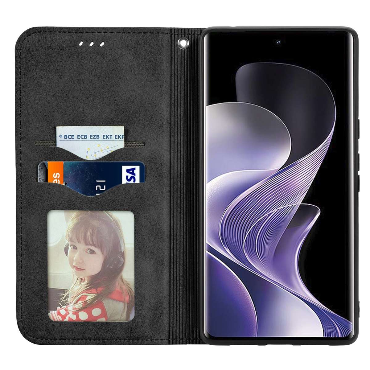 For Xiaomi Redmi Note 14 Pro+ 5G Retro Skin Feel Magnetic Flip Leather Phone Case(Black)