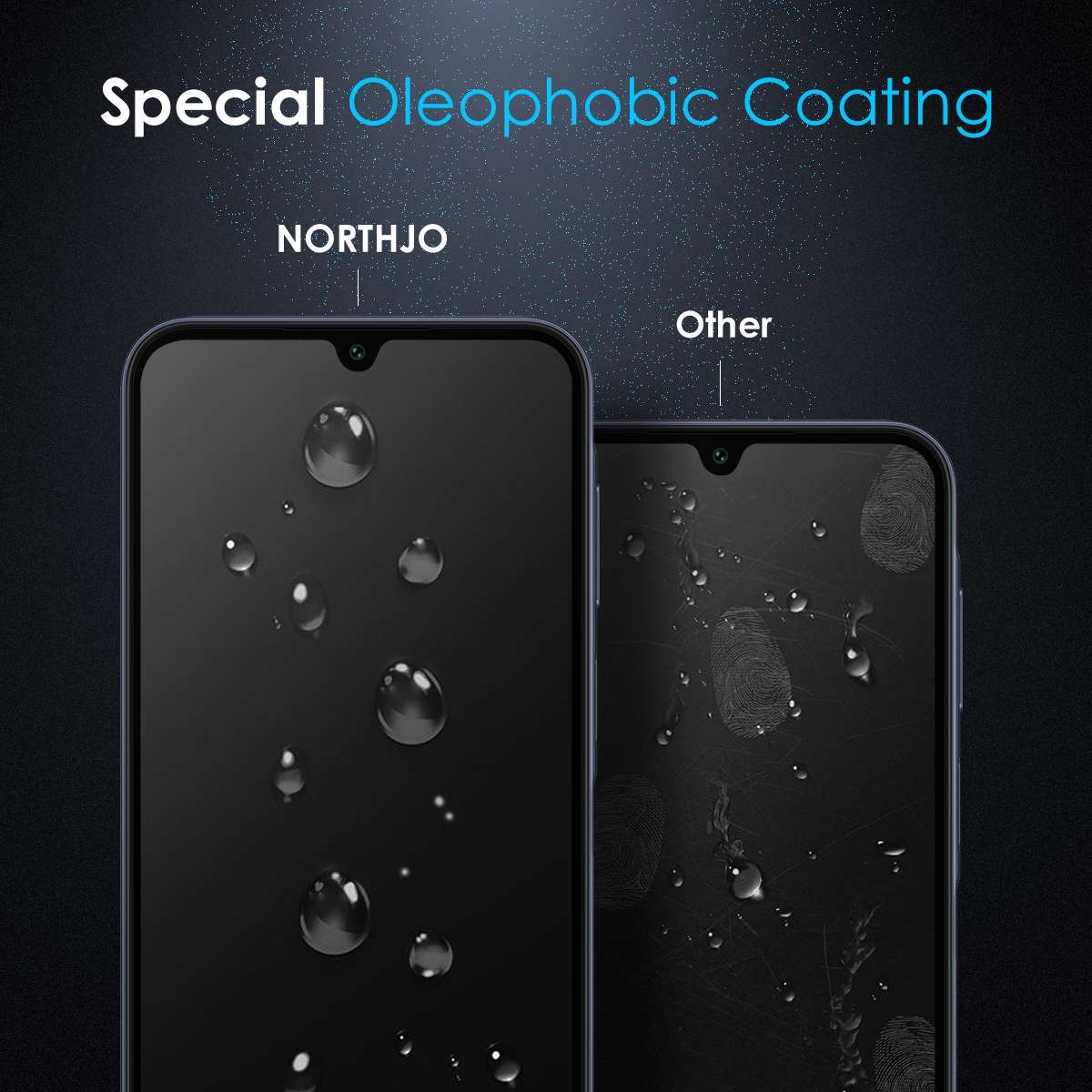 For Samsung Galaxy A26 5G NORTHJO A++ Screen Tempered Glass Film