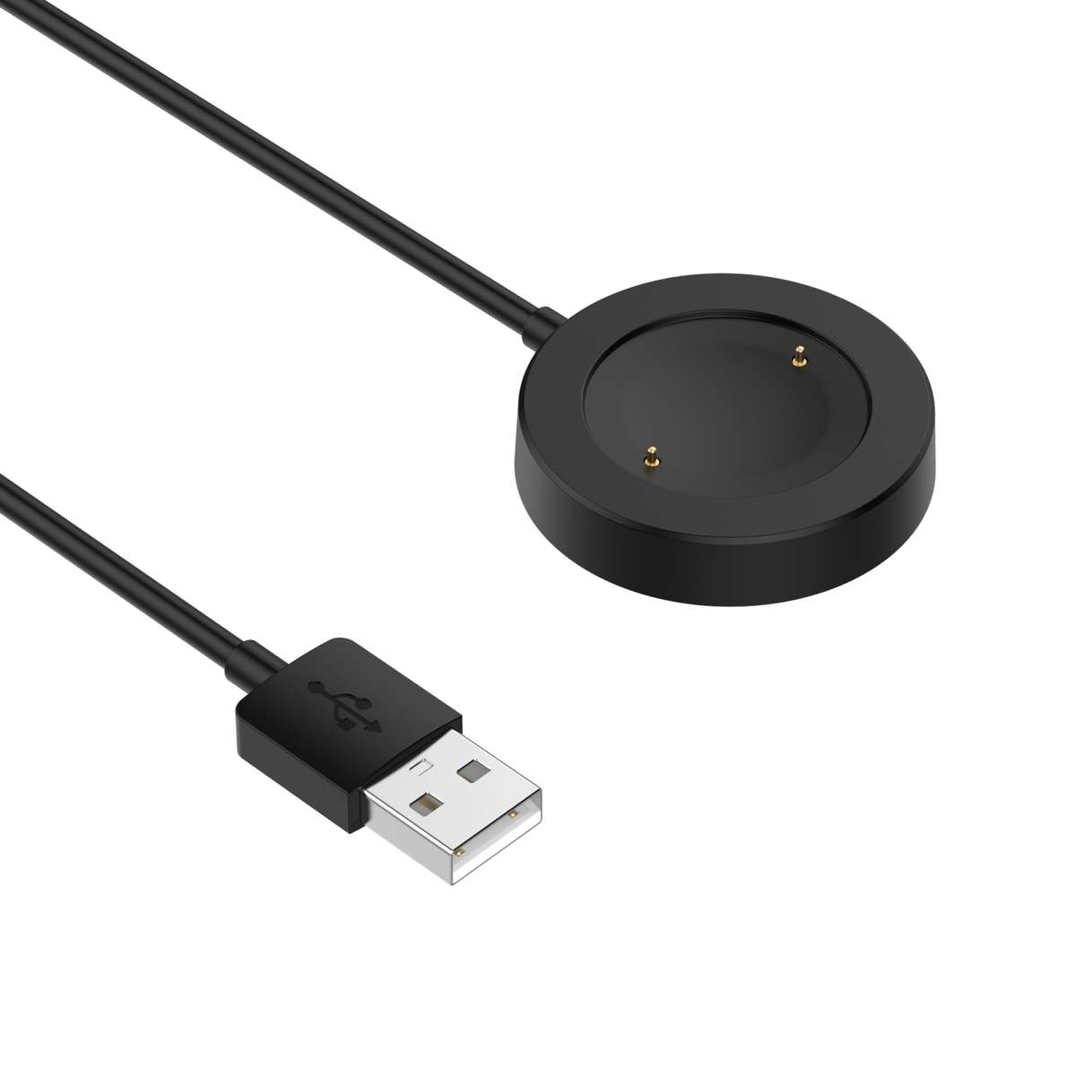 For Honor Watch 5 USB Port Integrated Magnetic Watch Charging Cable(Black)