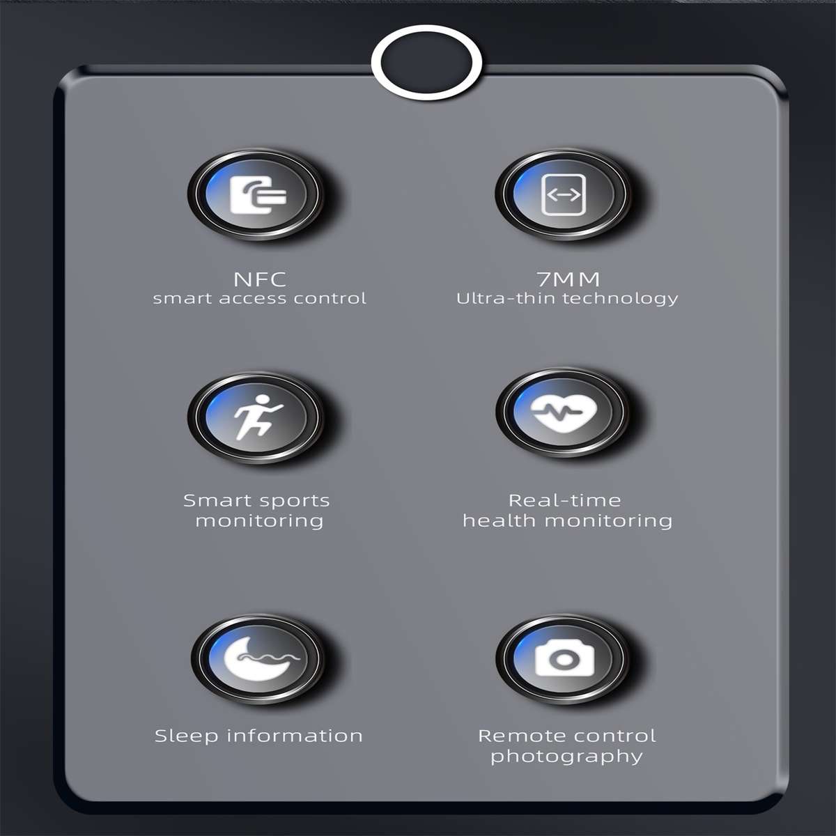 R20 SIZE 13 Smart Ring, Support Heart Rate / Blood Oxygen / Sleep Monitoring / Multiple Sports Modes