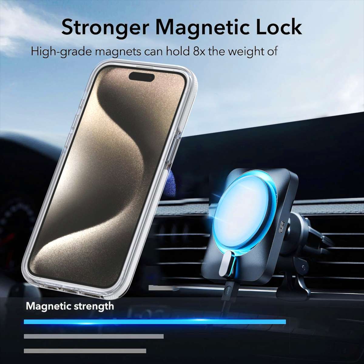 For iPhone 11 Pro Max Dual-Color Gradient Discolor MagSafe Phone Case(White)