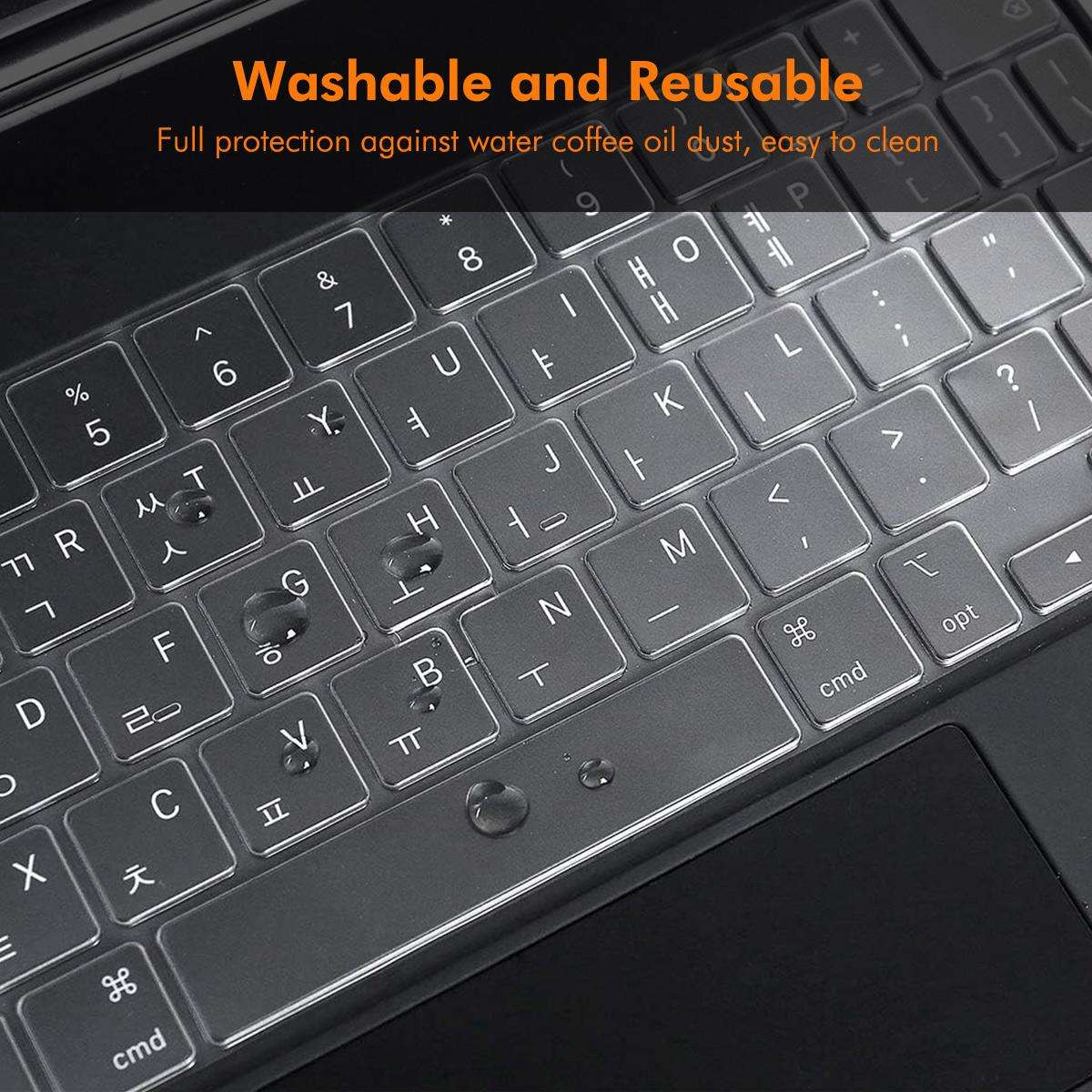 For iPad Air 11 (2024) / iPad Pro 11 (2022/2021/2020) ENKAY US Version Magic Keyboard Cover Soft T