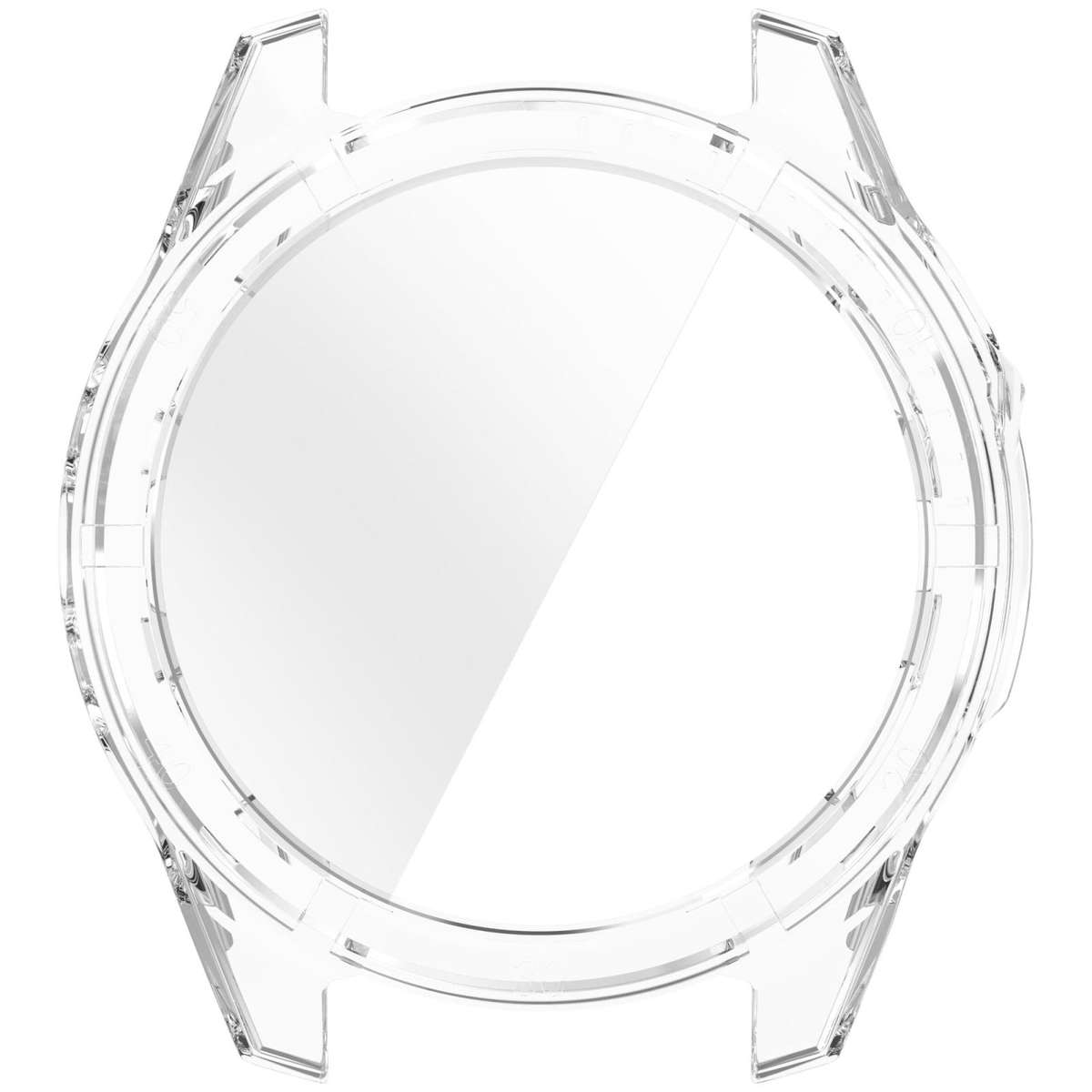 For Garmin Tactix 8 Solar 51mm Tempered Film Integrated PC Watch Protective Case(Transparent)