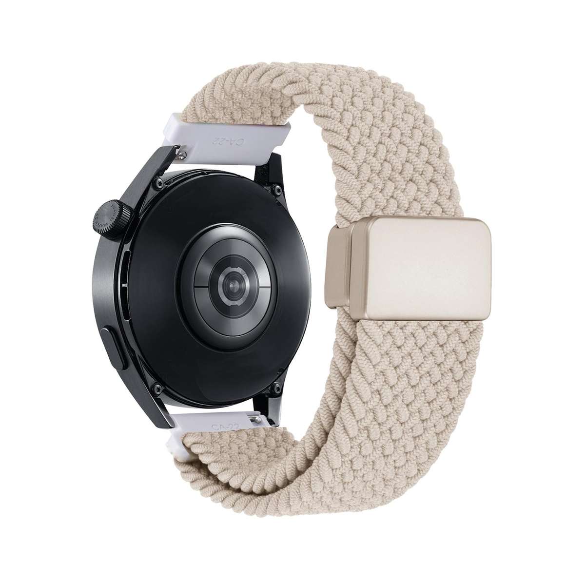 20mm Magnetic Buckle Nylon Braided Watch Band(Starlight Color)