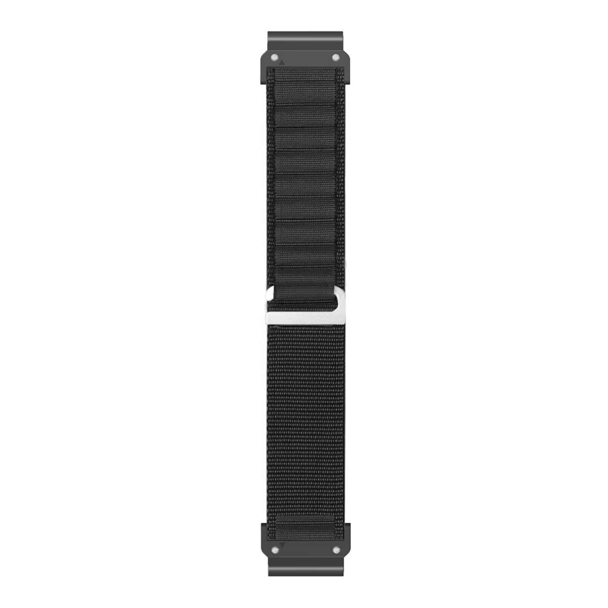 For Gamin 26mm Quick Release Nylon Watch Band(Black)