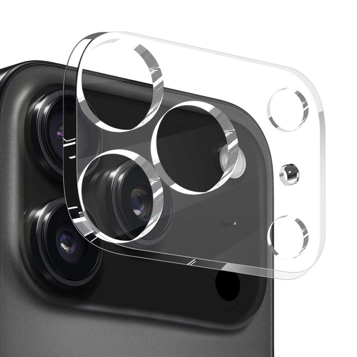 For iPhone 17 Pro Max NORTHJO 3 in 1 TPU Airbag Shockproof Phone Case with Screen Prot ... (Clear)