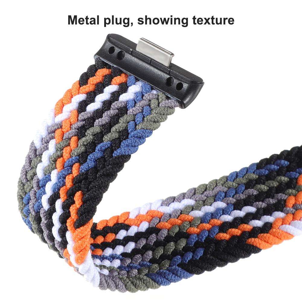 For Huawei Watch Fit 4 / Fit4 Pro / Fit3 Magnetic Buckle Loop Braid Watch Band(Violet)