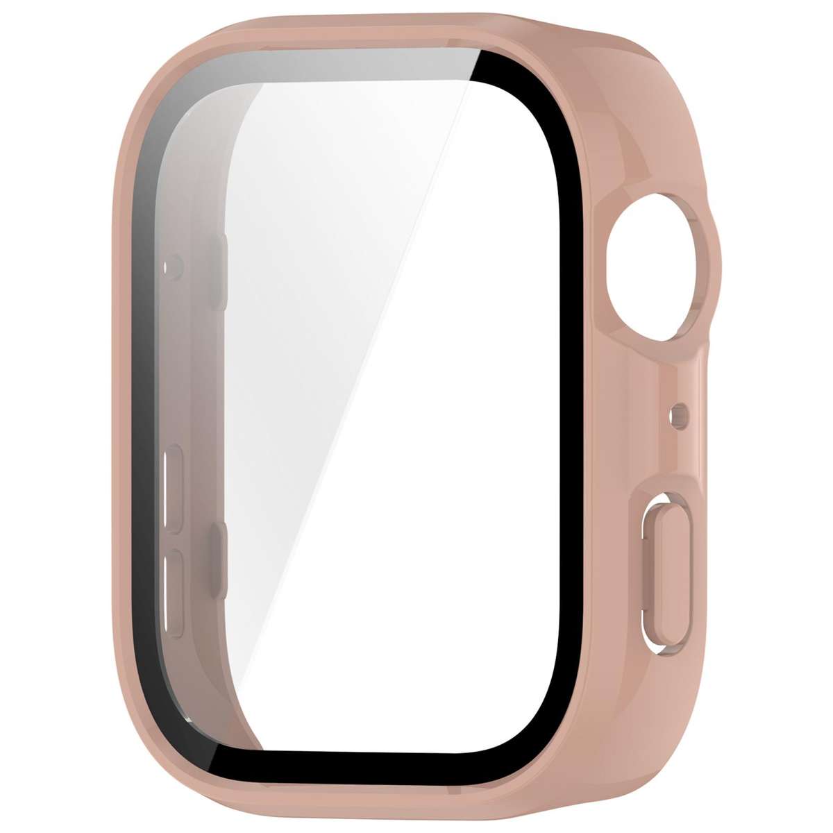 For Huawei Watch Fit 4 Pro Tempered Film Integrated PC Watch Protective Case(Cherry Pink)