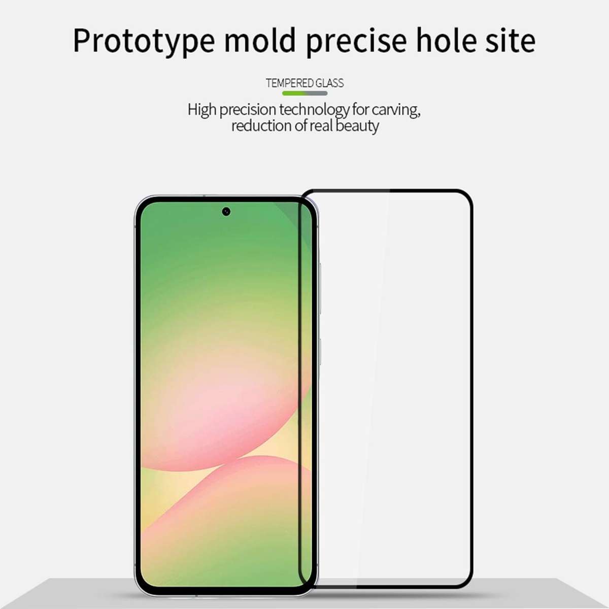 For Samsung Galaxy A57 5G MOFI 9H 2.5D Full Screen Tempered Glass Film(Black)