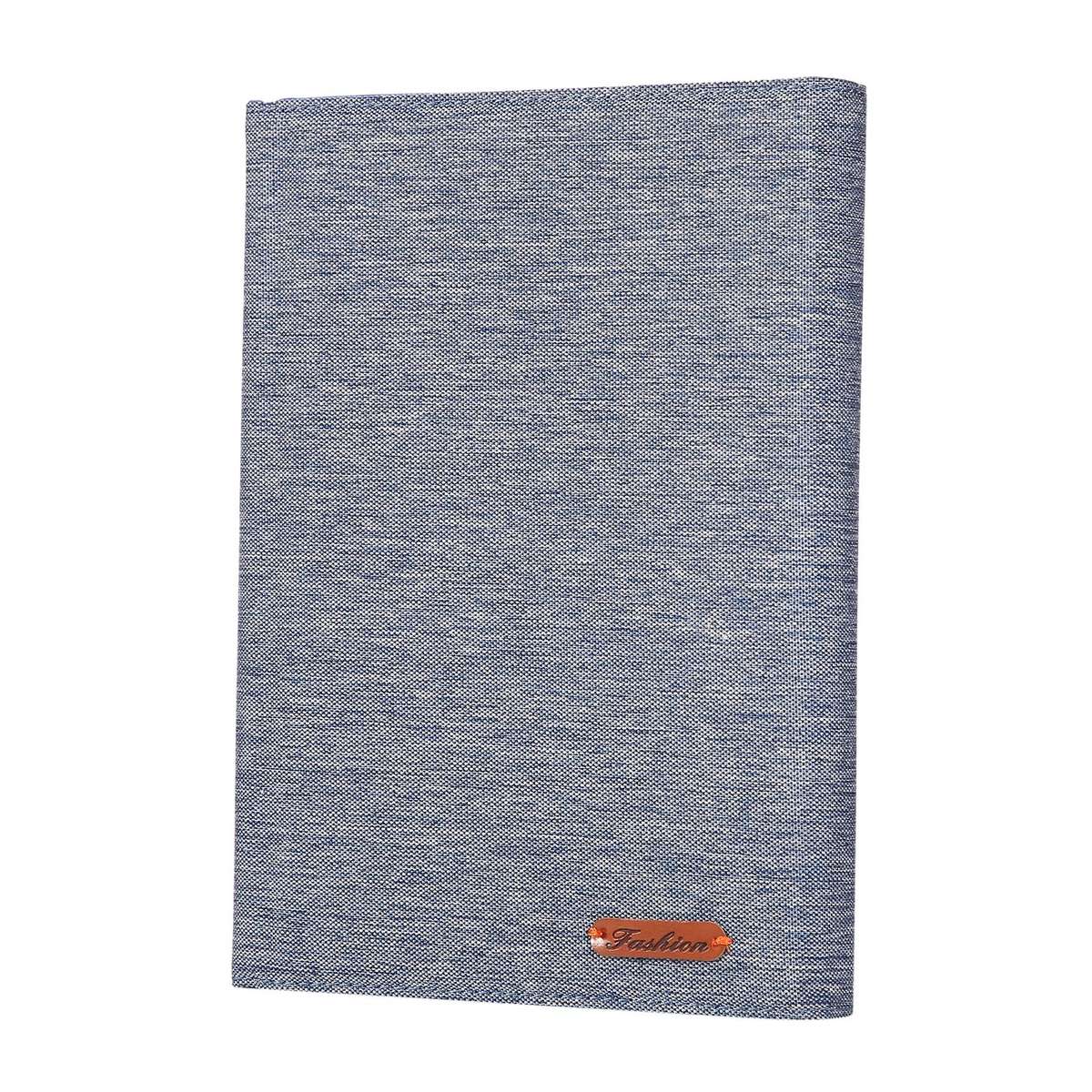 For 7-8 inch Fabric Texture Horizontal Flip Leather Universal Tablet Case(Blue)