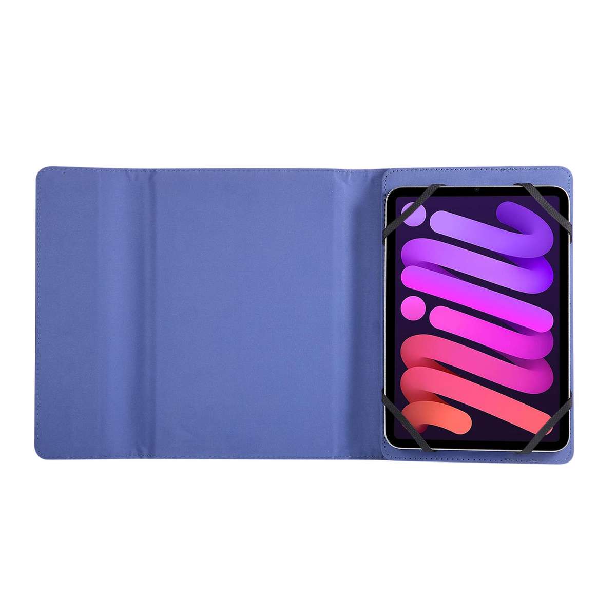 For 7-8 inch Fabric Texture Horizontal Flip Leather Universal Tablet Case(Blue)