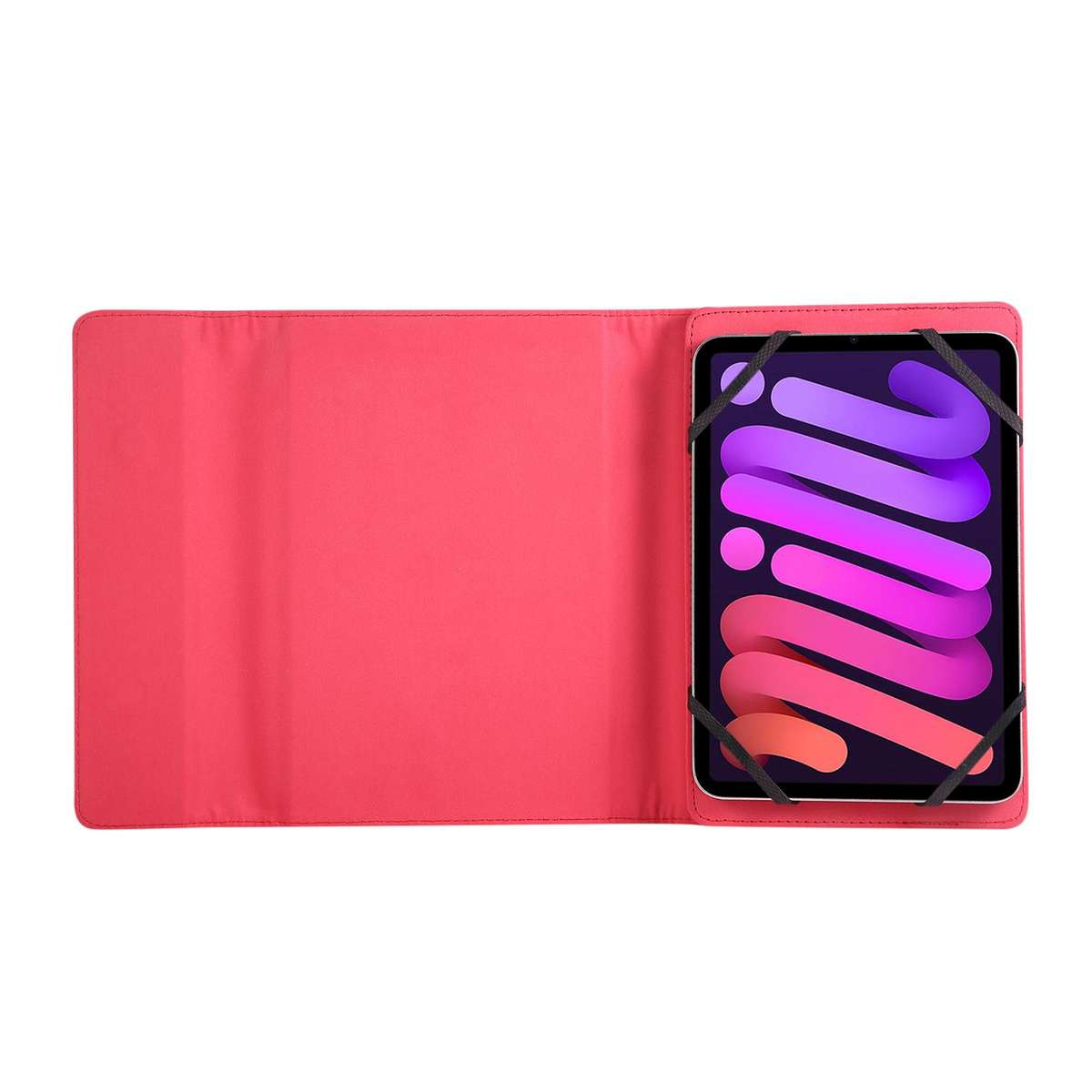 For 7-8 inch Fabric Texture Horizontal Flip Leather Universal Tablet Case(Red)