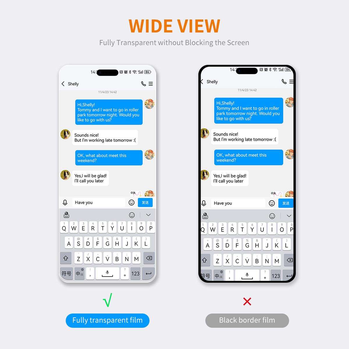 For iPhone 17 Pro ENKAY Thickened Glue No White Edge 9H Big Arc Edge High Aluminum-silicon Tempere