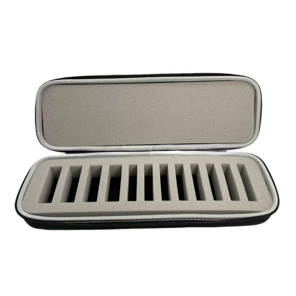 Portable Hair Beauty Grooming Trimmer Replacement Blade Hard Storage Box with 12 Built-in Blade St