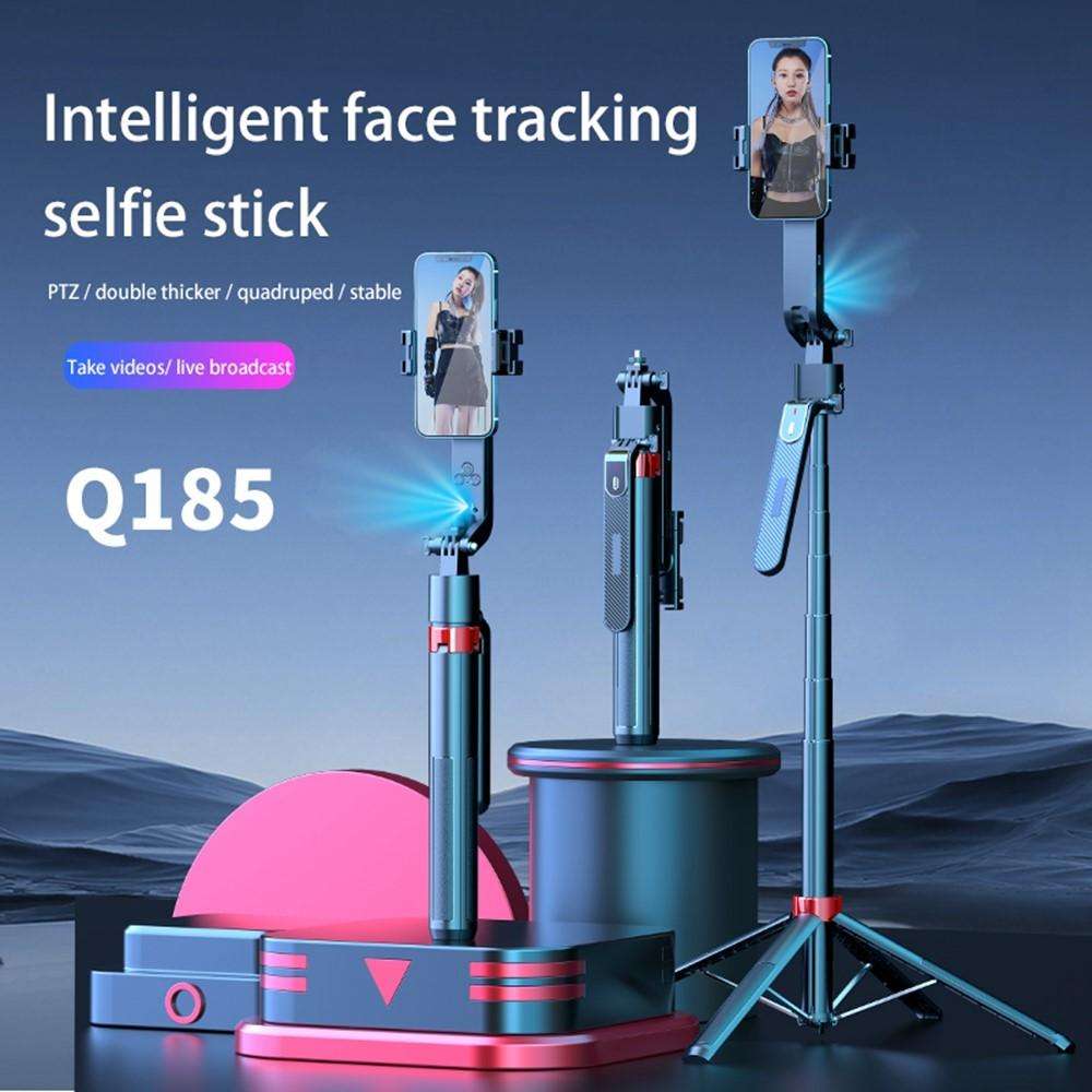 Q185 Smart Auto Tracking Phone Live Streaming Stand AI Selfie Stick Handheld Gimbal Stabilizer