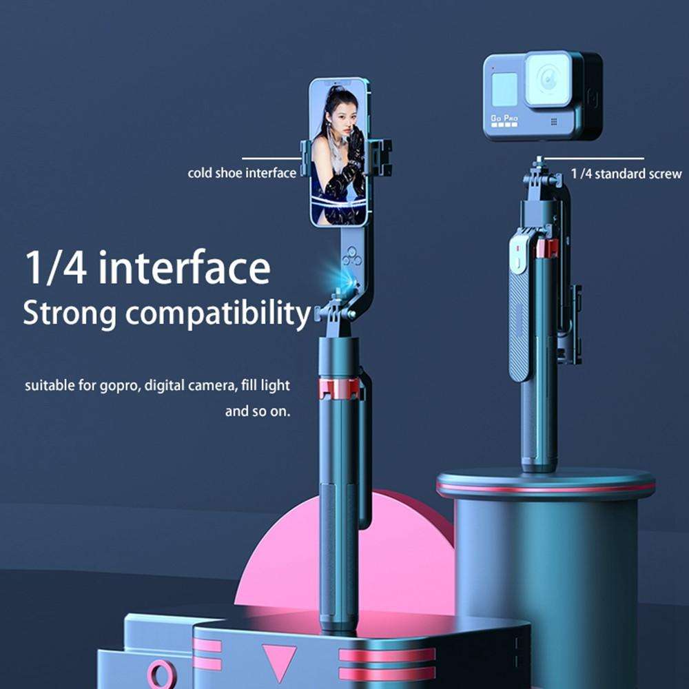 Q185 Smart Auto Tracking Phone Live Streaming Stand AI Selfie Stick Handheld Gimbal Stabilizer