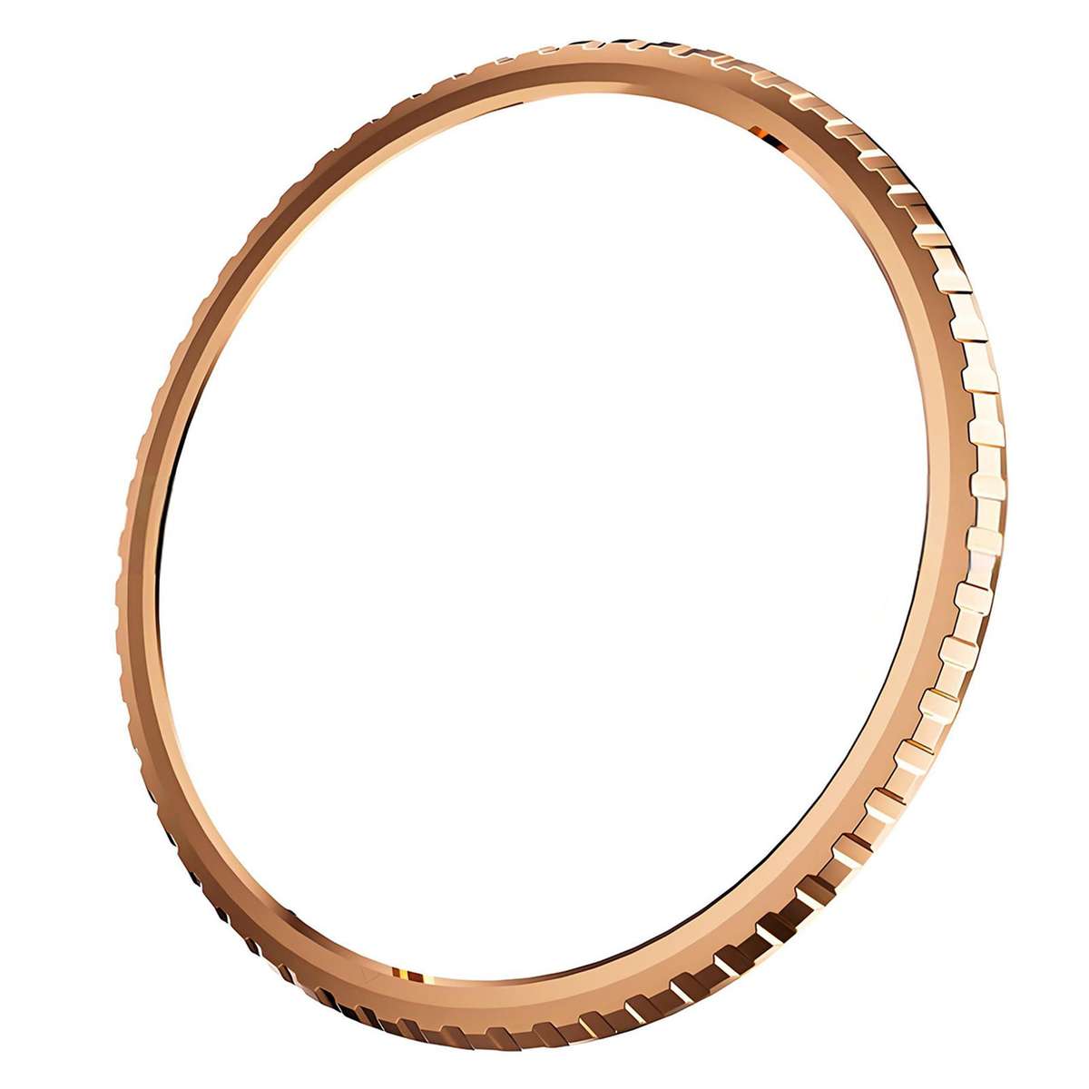 For Samsung Galaxy Watch8 Classic 46mm Metal Watch Protective Ring(Electroplated Rose Gold)