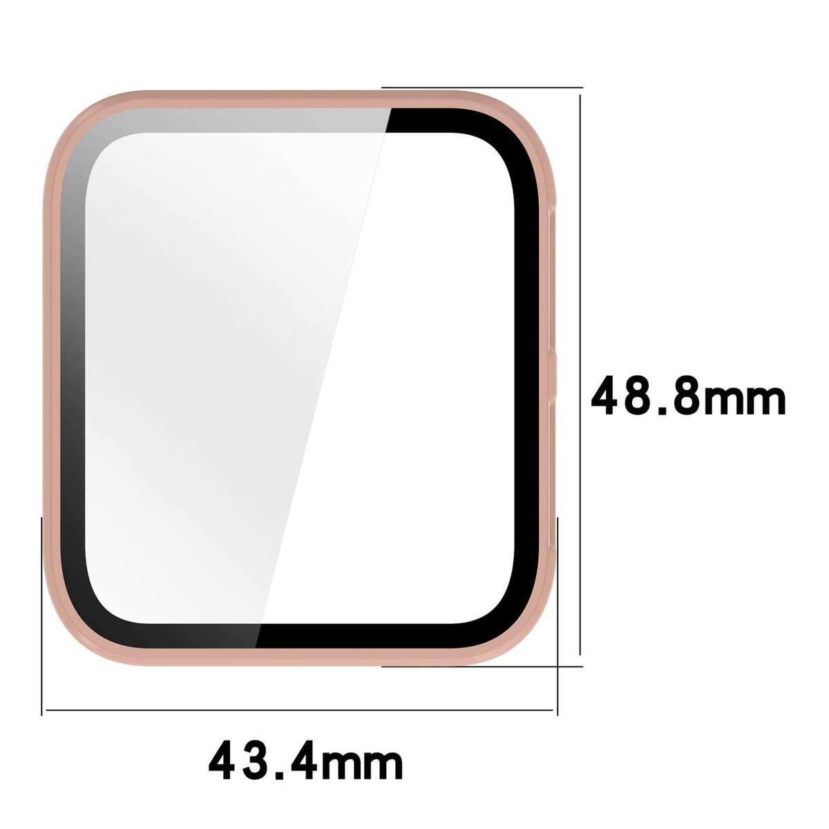 For Garmin Venu X1 Tempered Film Integrated PC Watch Protective Cover(Ivory White)