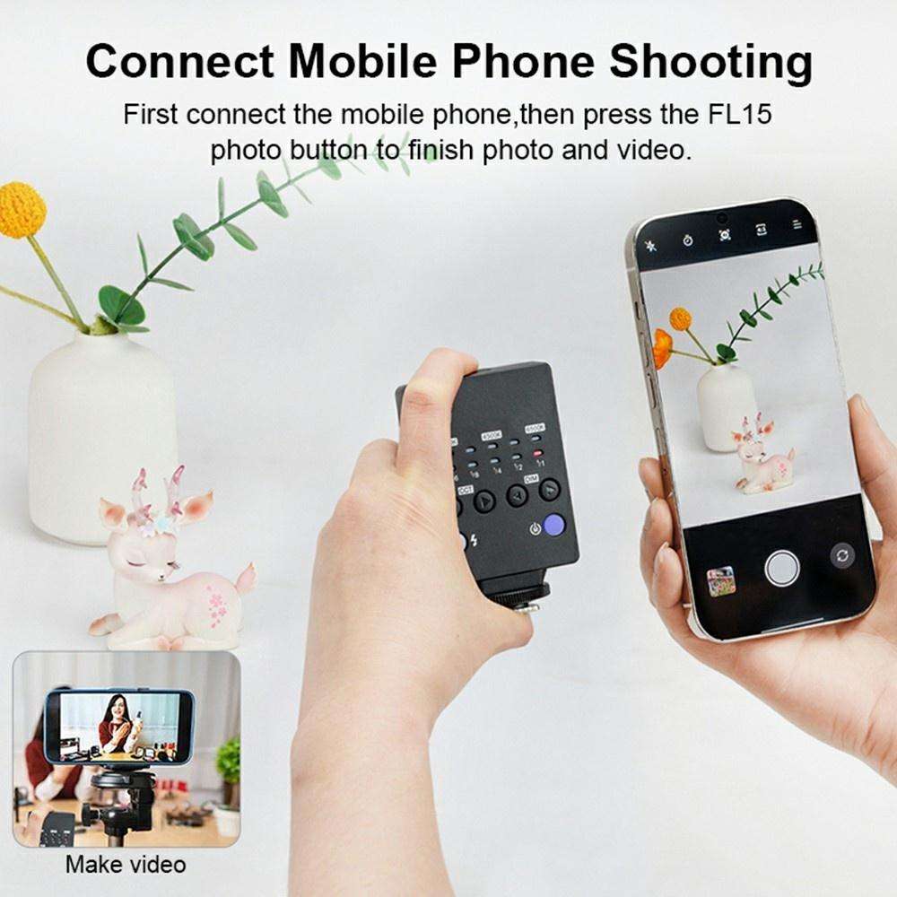 FL15 Camera External Photography Mini Flash Light Professional Portable Hot Shoe LED Light