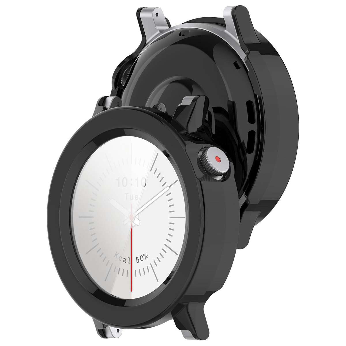For Nothing CMF Watch 3 Pro Tempered Film Integrated PC Watch Protective Cover(Black)