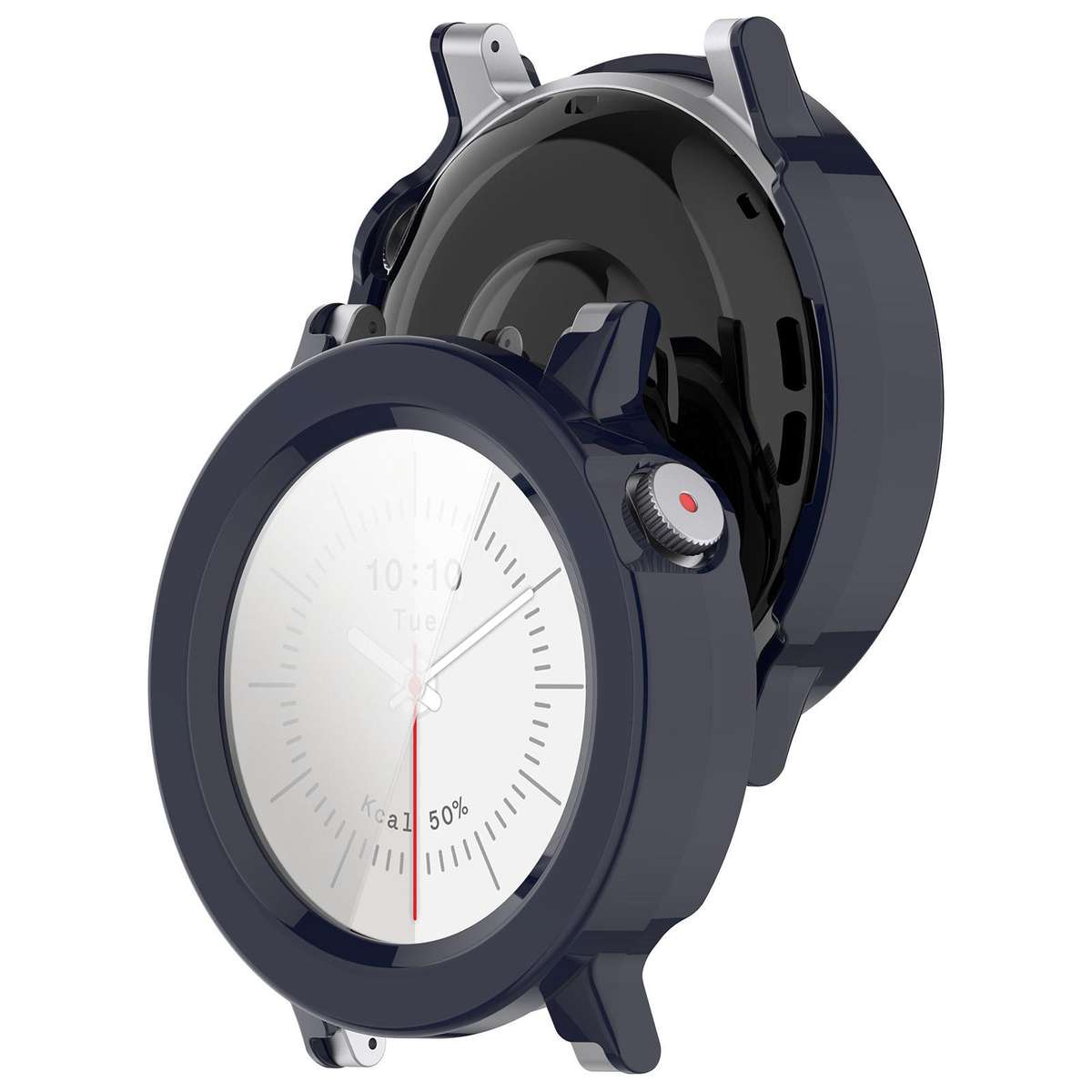For Nothing CMF Watch 3 Pro Tempered Film Integrated PC Watch Protective Cover(Ink Blue)