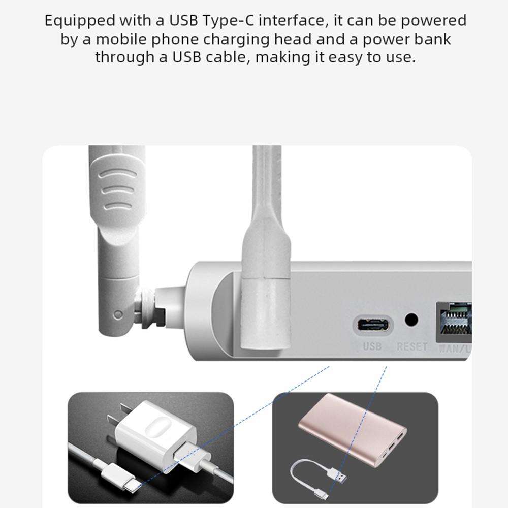 CPE907-E Eurasian Edition 150Mbps Download Speed 4 Antennas SIM Card Router 4G LTE WiFi Router, Plug