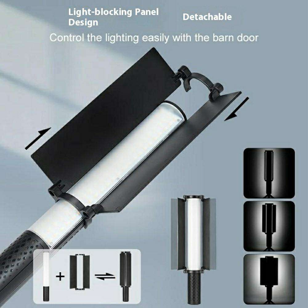 VLOGLITE B20RGB Magnetic LED Fill Light Handheld 20 Modes RGB Photography Light Stick