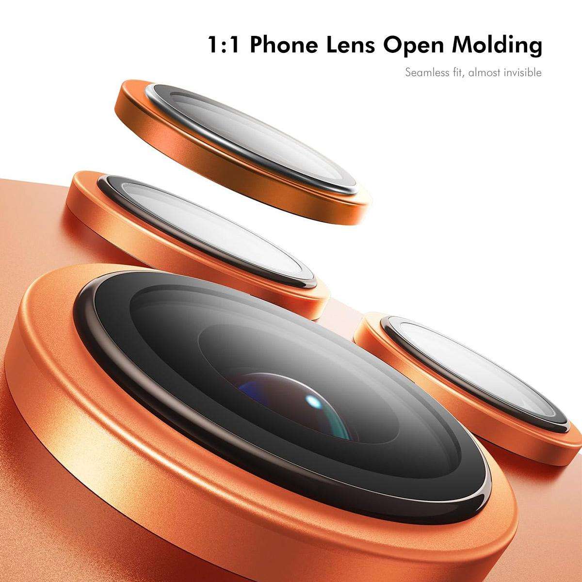 For iPhone 17 Pro / 17 Pro Max ENKAY AR Anti-reflection Camera Lens Glass Full Film(Orange)