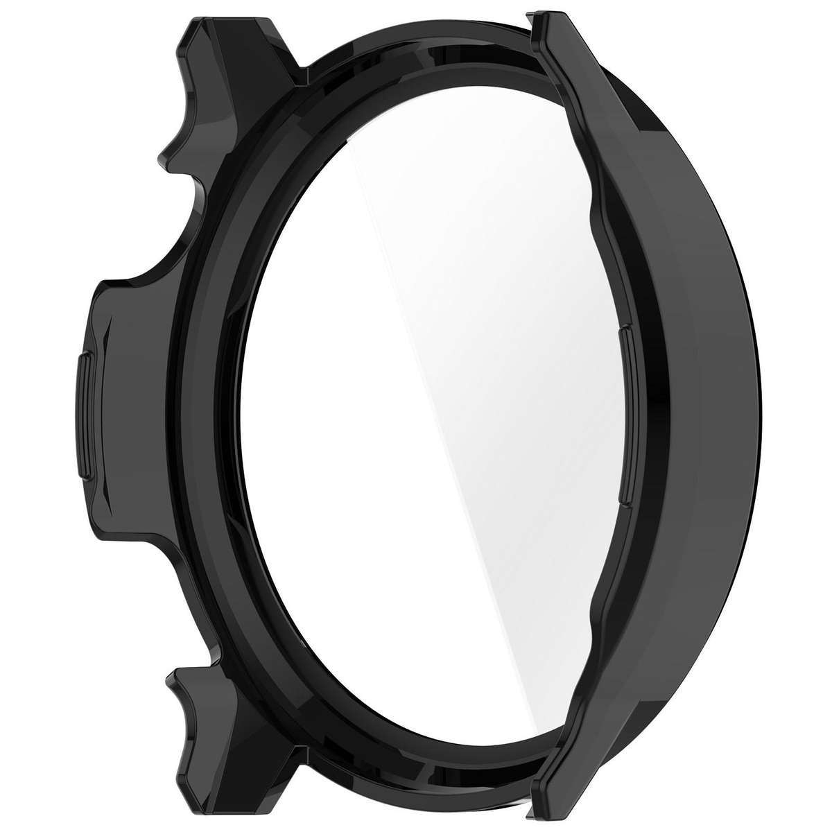 For Garmin Venu 4 45mm Tempered Film Integrated PC Watch Protective Cover(Black)