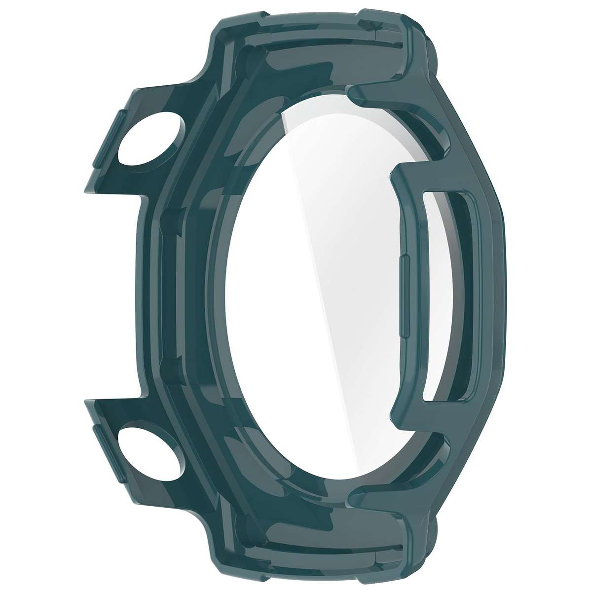 For Amazfit T-Rex 3 Tempered Film Integrated PC Watch Protective Cover(Green)