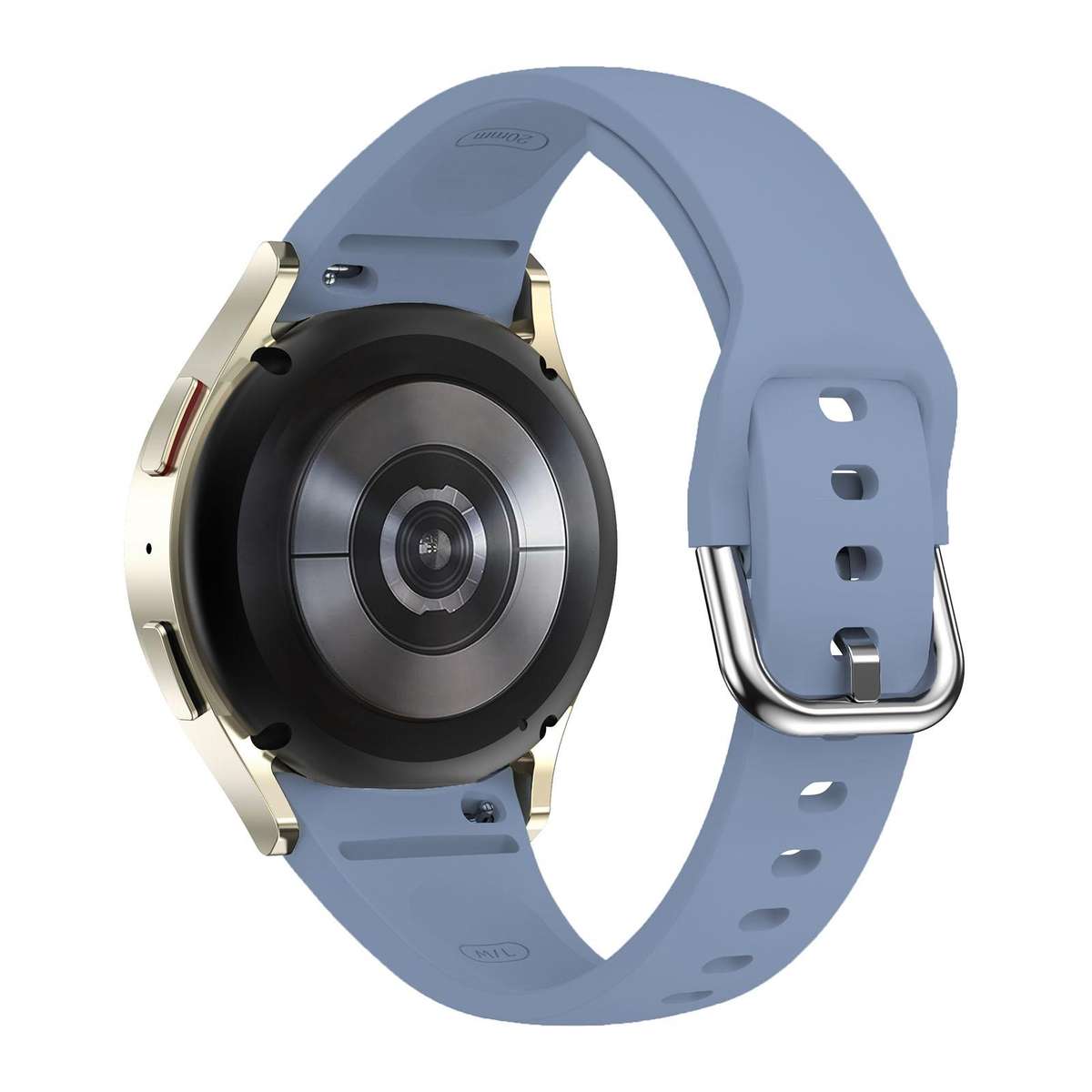 For Samsung Galaxy Watch FE / 7 / 6 / 5 / 4 Slim Silicone Watch Band(Ultramarine)