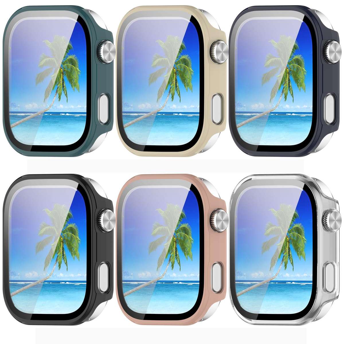For Redmi Watch 6 Tempered Film Integrated PC Watch Protective Cover(Transparent)