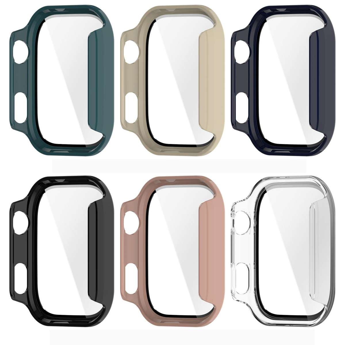 For Redmi Watch 6 Tempered Film Integrated PC Watch Protective Cover(Transparent)
